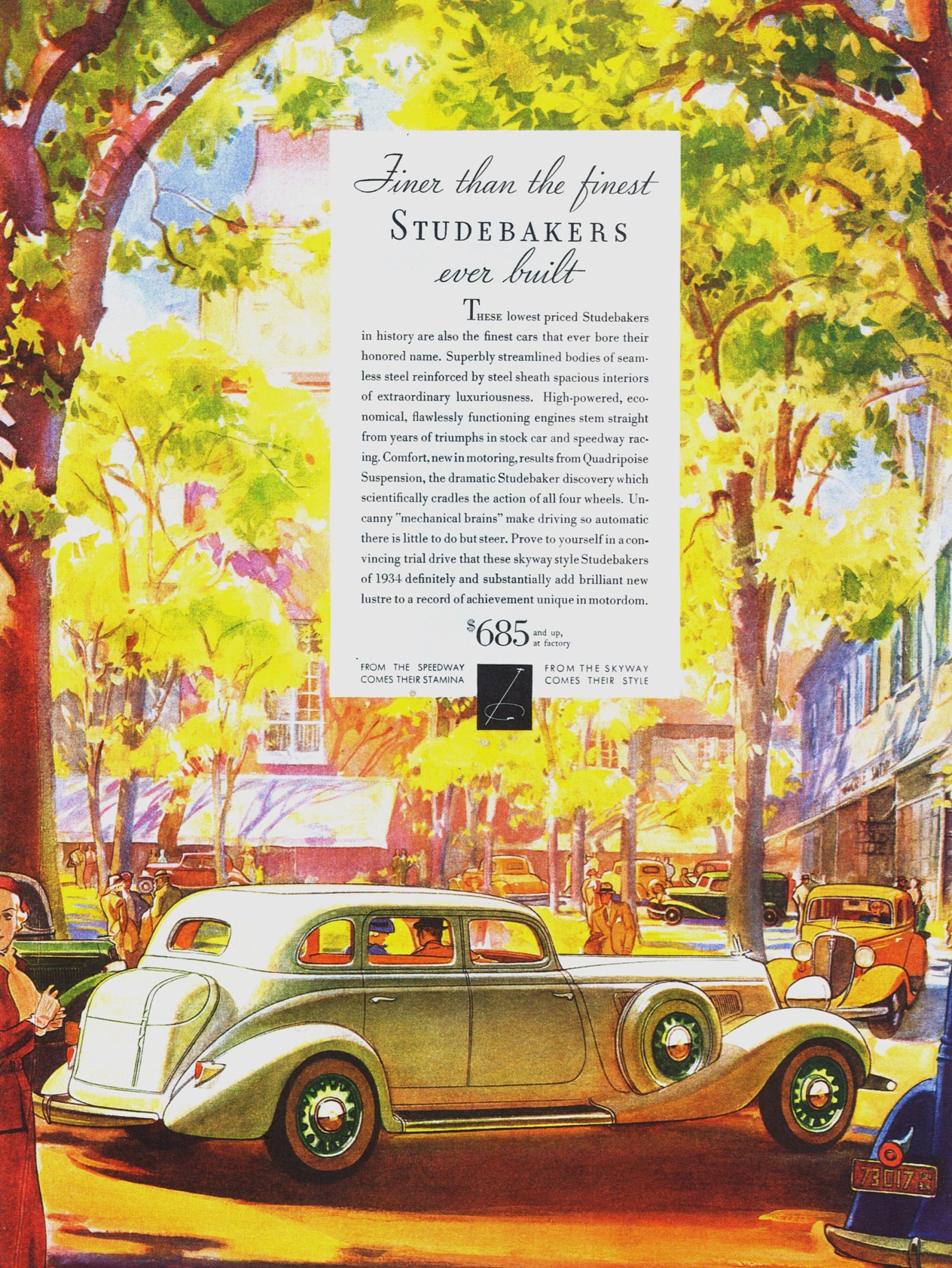 1934 Studebaker Auto Advertising